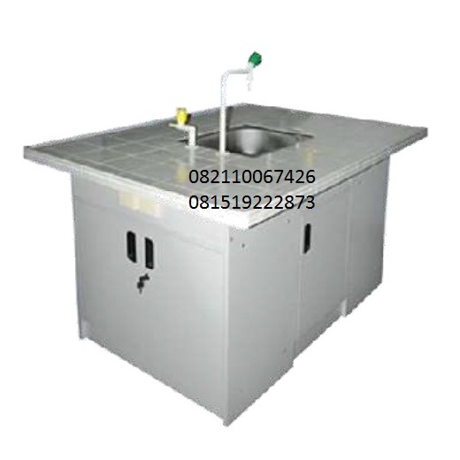 Meja Laboratorium 0701 Keramik Alas Meja Kerja PP-crm