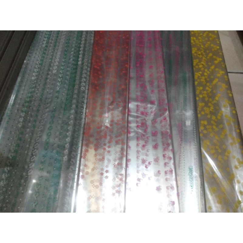 

(TIDAK ECER) Plastik parcel/souvernir motif ukuran Large/Jumbo