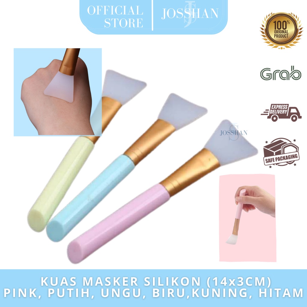 (COD/GRAB/JNT) Grosir Kuas Masker Wajah Silikon | Sillicone Brush Facial Face Mask |  Kuas Karet | K