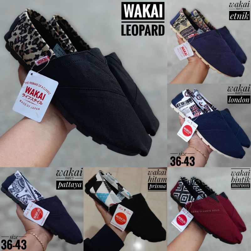 Sepatu wakai motif rajut PREMIUM grade ori [ PART 3 ]-1