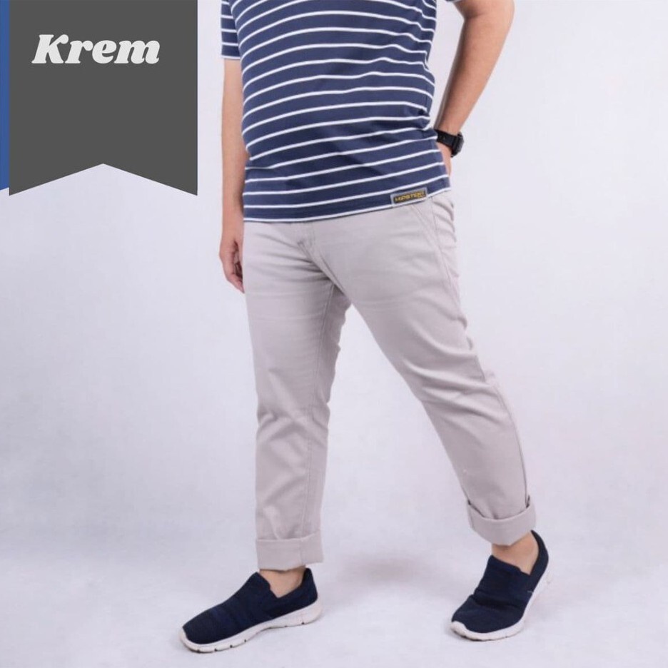 CELANA CHINO PANJANG PRIA ABU MUDA TUA SLIM FIT CHINOS MELAR SLIMFIT STRETCH CASUAL CINOS ORIGINAL CELANA CHINOS PRIA