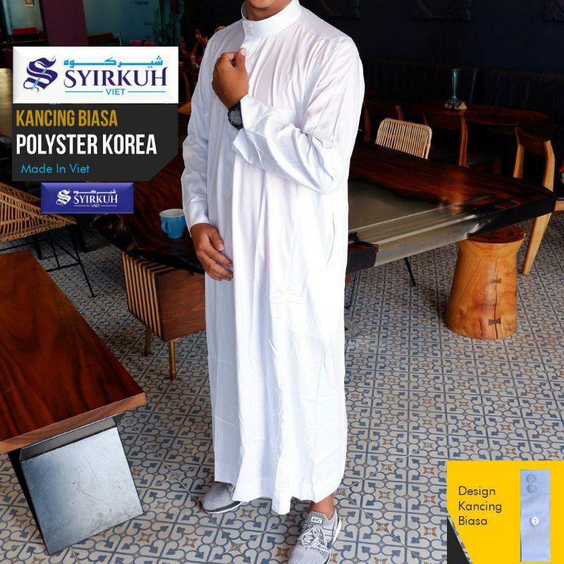 Jubah Gamis Pria Style Saudi Impor Vietnam