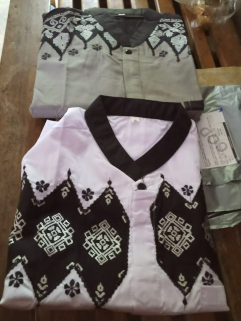 Batik Pria Kombinasi Prada Lengan Panjang Exlusive Matt Katun Oil Limited Edition Size M L Xl