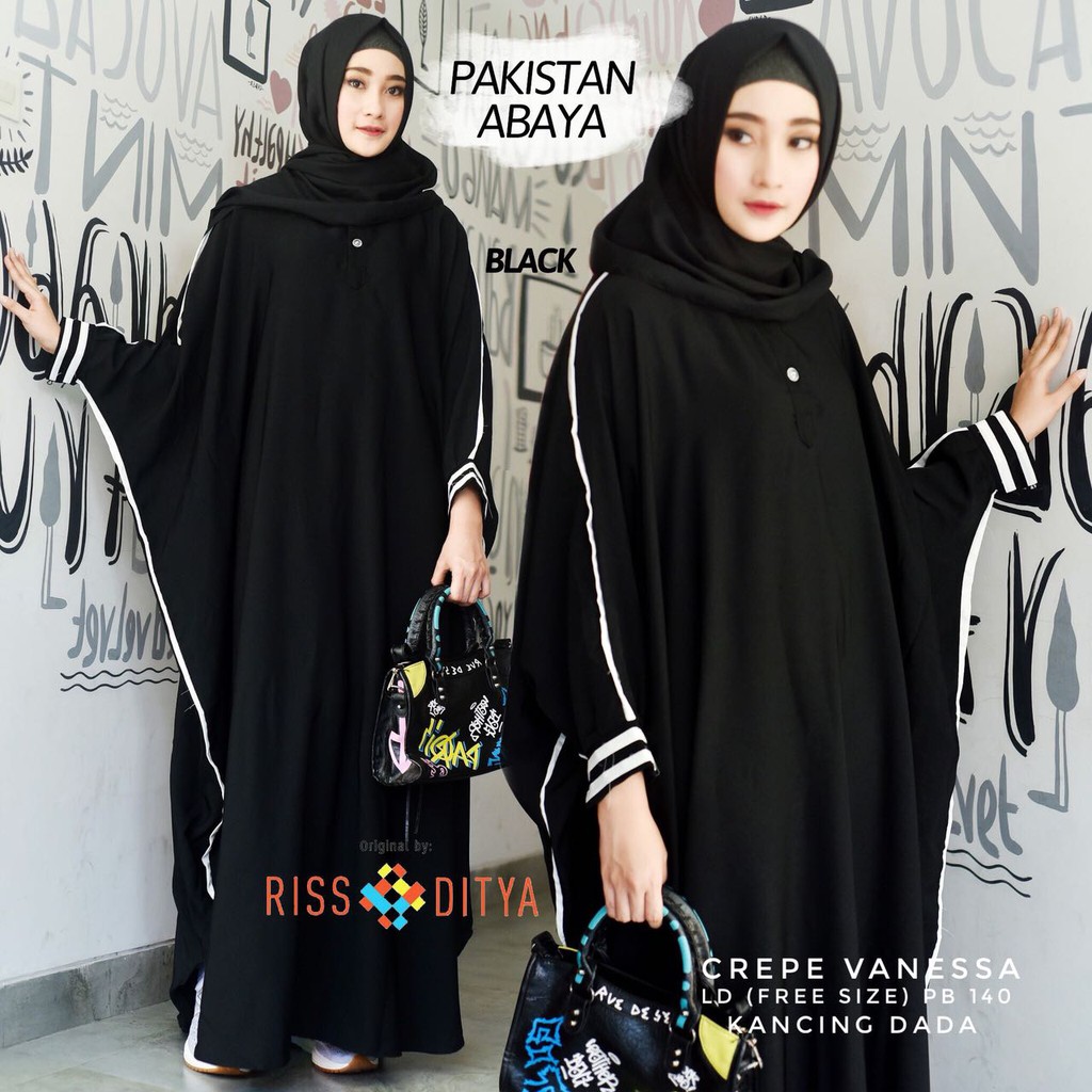 Terbaru Pakistan Abaya Dress Abaya Murah Dress Wanita Muslimah