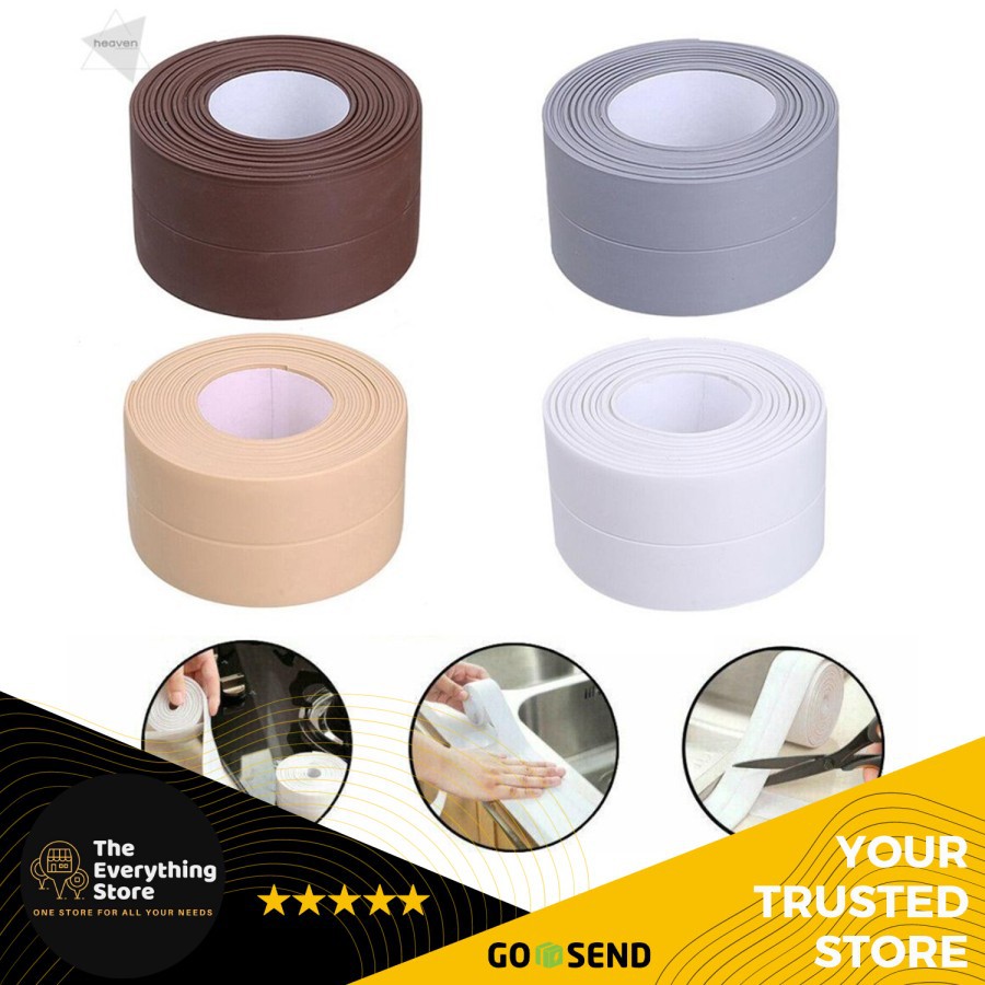 Bath Wall Sealing Strip Waterproof Self Adhesive Kitchen Caulk Tape