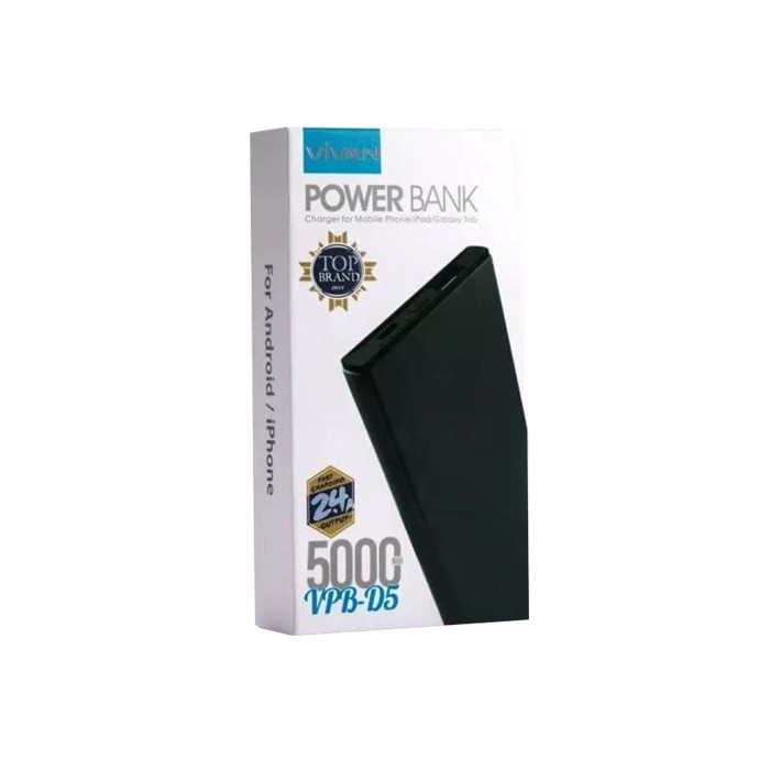 Vivan Power Bank / Powerbank Fast Charging Vpb-D5 5000 Mah