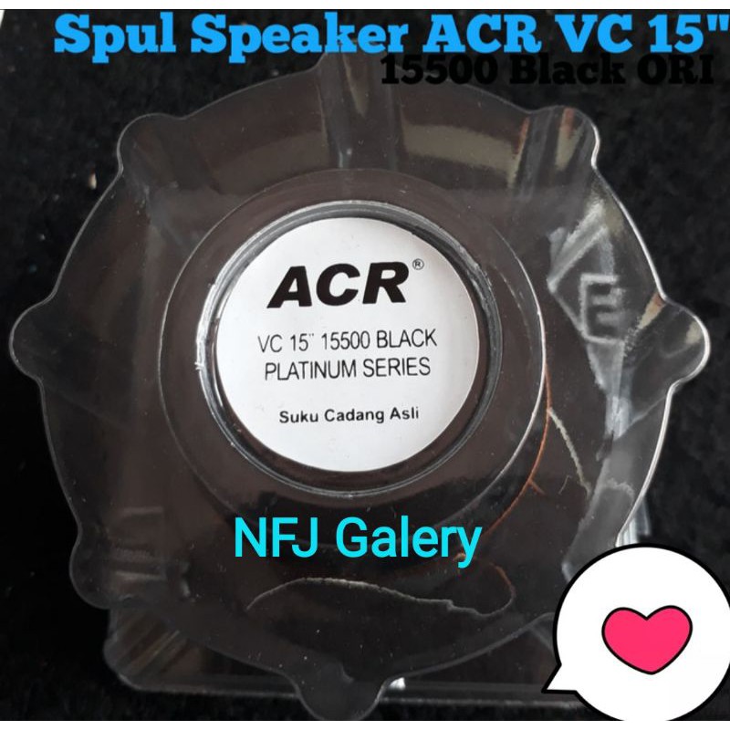 Spul speaker ACR 15500 Black Original Sparepart Elektronik Speaker Portable