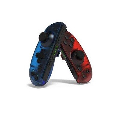 Pro Twincon Troller Joycon + Grip Nintendo Switch Red Blue