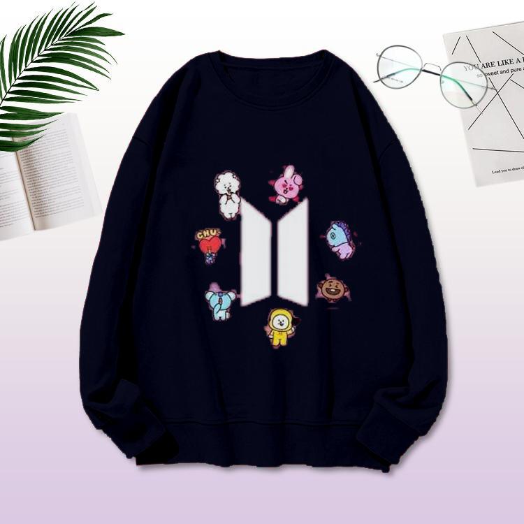 SWEATER BTS-SWEATER LOGO ARMY MEMBER BTS