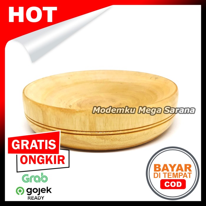 Cobek Kayu Cowek Kayu Mahoni - 17 cm