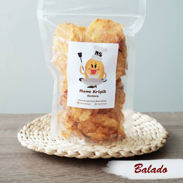 

Mama Kripik Kentang "Balado" 250gr