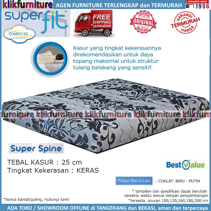 SUPER SPINE Superfit (kasur 200x200) Comforta Springbed