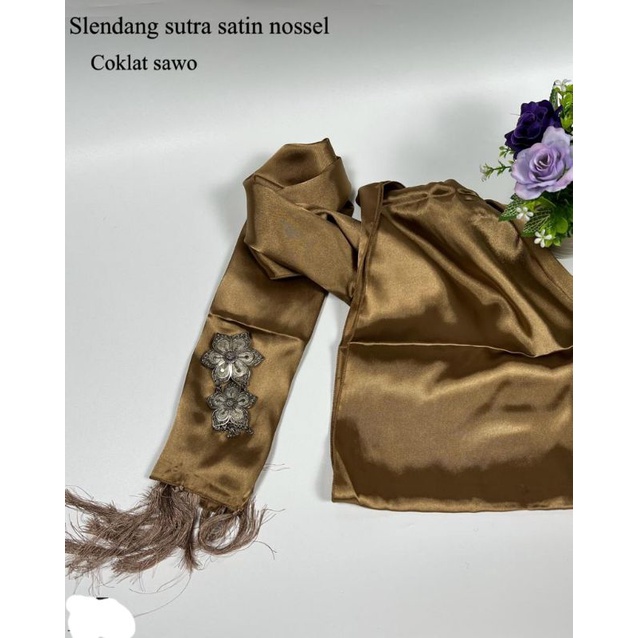 Selendang Bali satin sutra nossel-9