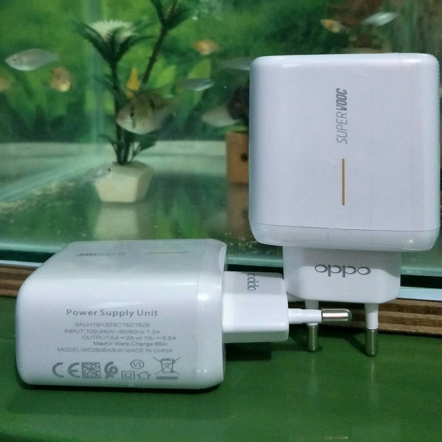 ADAPTOR / KEPALA CHARGER OPPO RENO 5 - RENO 6 - X2 X3 ORI SUPER V00C
