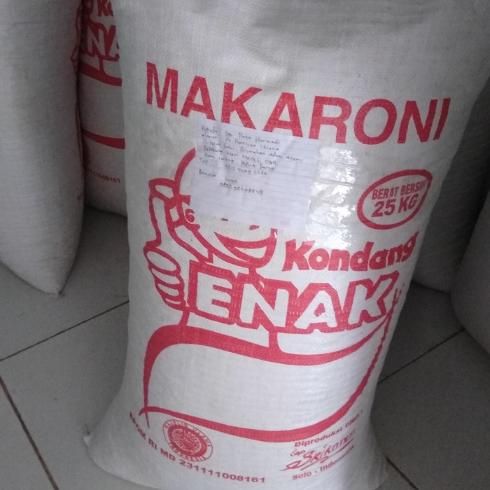 

DISKON makaroni kondang enak 1 sak 25kg AR066