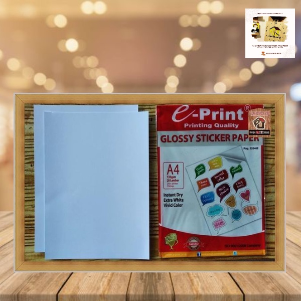 

KERTAS STIKER E-PRINT POLOS A4 135gsm