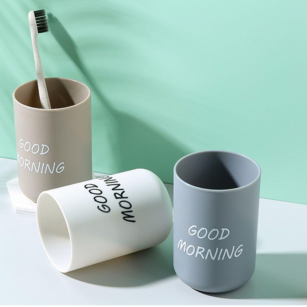 Top Brushing Toothbrush Holder Personality Mug Susu Kreatif Perlengkapan Rumah Tangga Portable Travel Wajib Aksesori Cuci Kamar Mandi Pasangan Cangkir Air