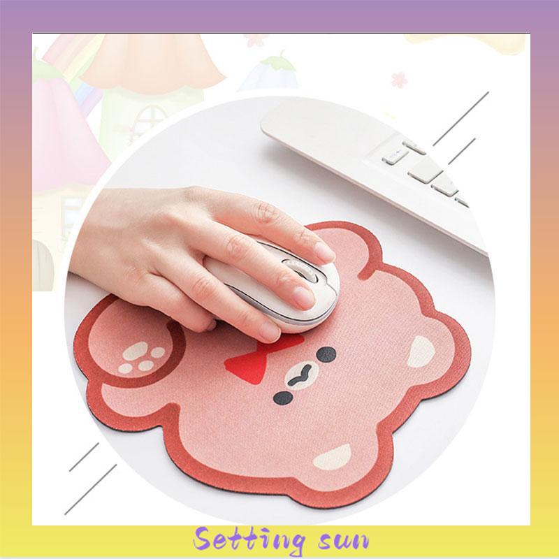 Mouse Pad Anti Slip Motif Print Kartun Untuk Aksesoris Komputer TN