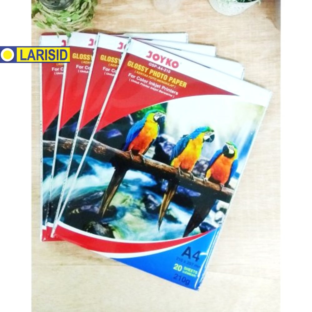 

JOYKO GLOSSY PHOTO PAPER KERTAS FOTO GLOSSY A4 210GSM