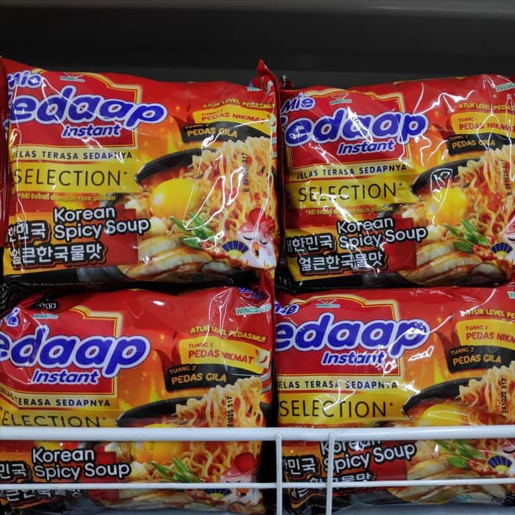 

Mie Sedaap Korean Spicy Soup.