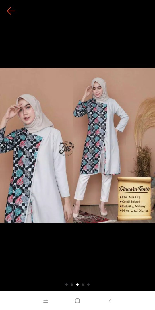Atasan Batik Wanita Ppbtk07 Modern Batik Cassual Atasanbatik Wanitabatik /atasanwanita Dianara