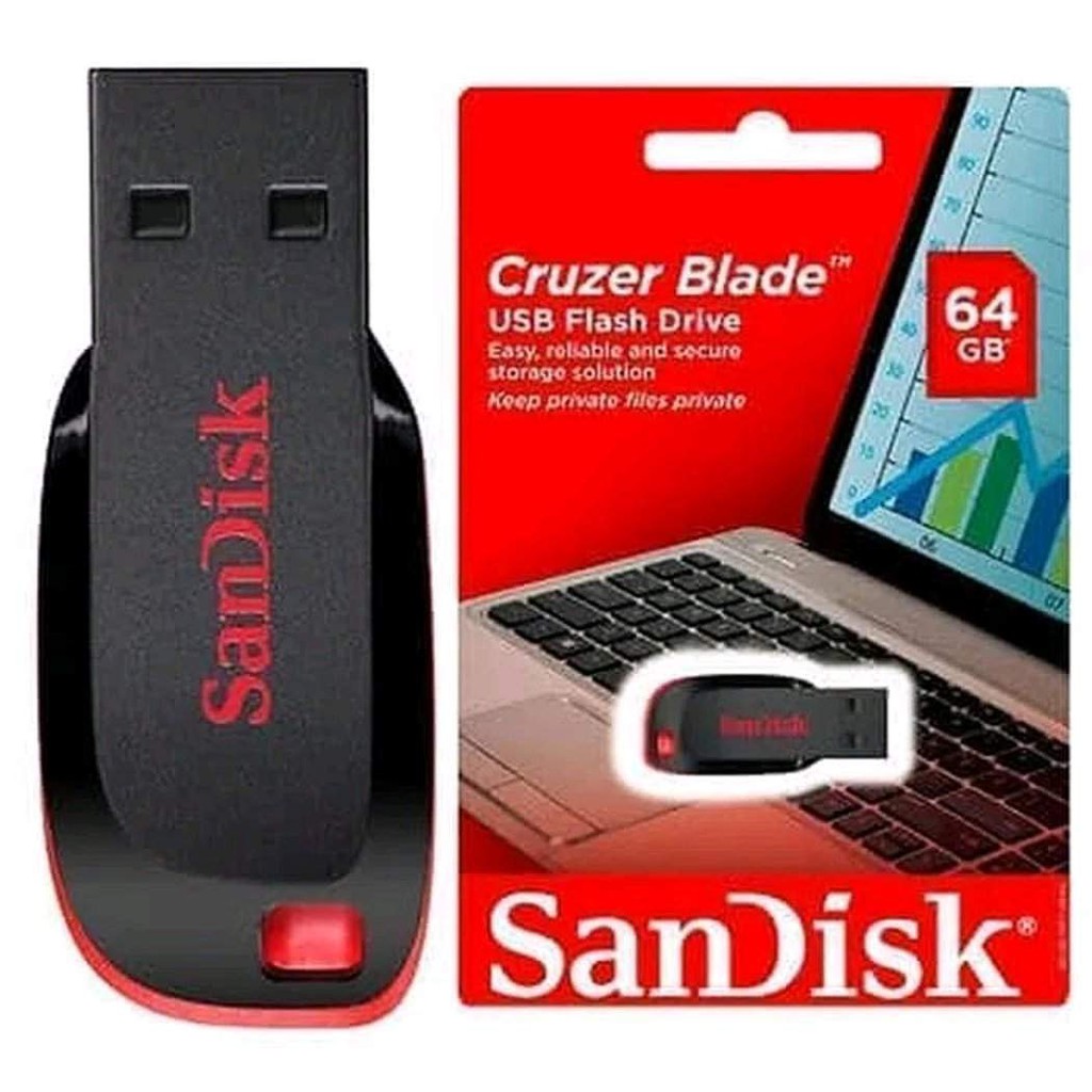 Sandisk Flash Disk 64GB / Flashdisk sandisk 64 GB USB drive