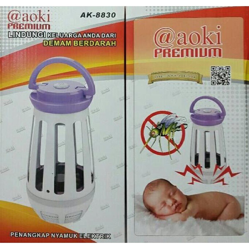 Aoki Perangkap Nyamuk Ak-8830 hemat listrik aman untuk anak -anak