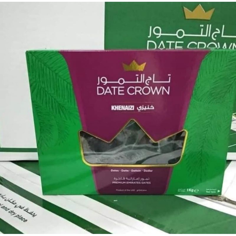 

Kurma Date Crown Khenaizi | Kemasan 1kg