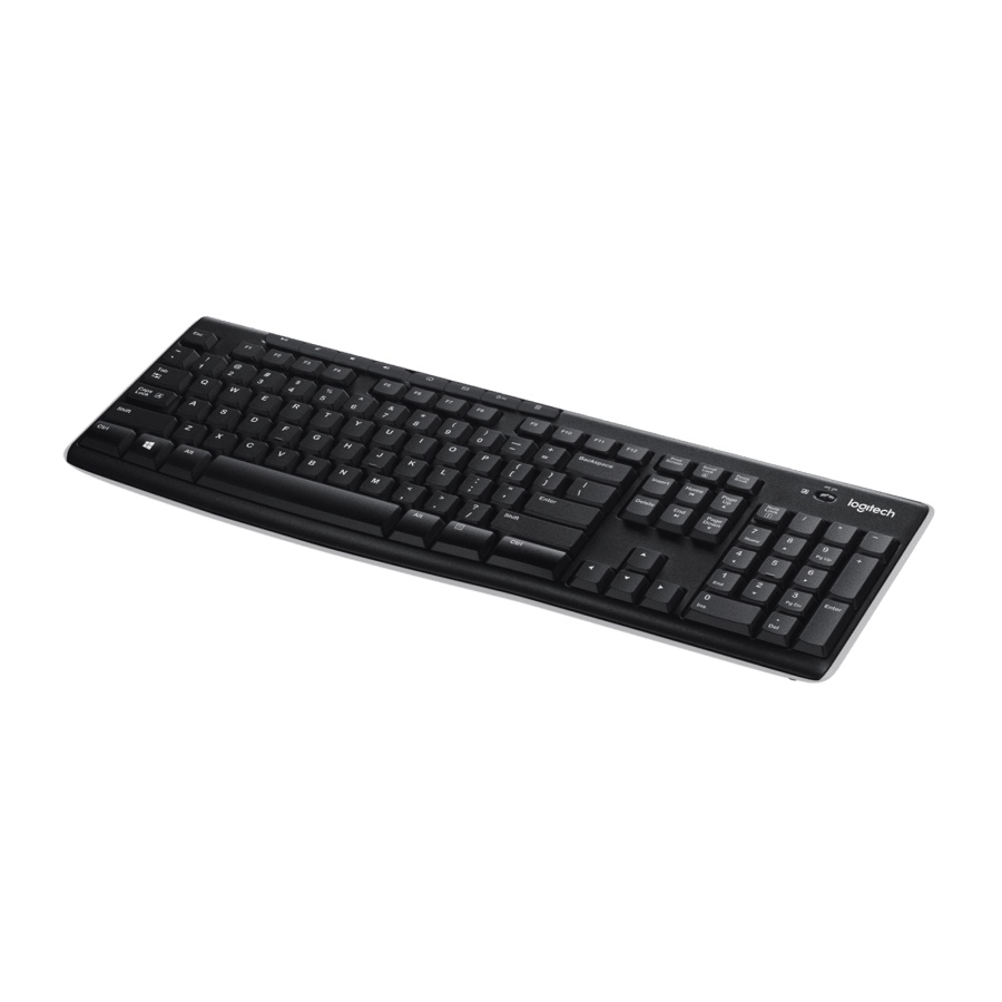 Keyboard Wireless Logitech K270 For Komputer PC Laptop Notebook