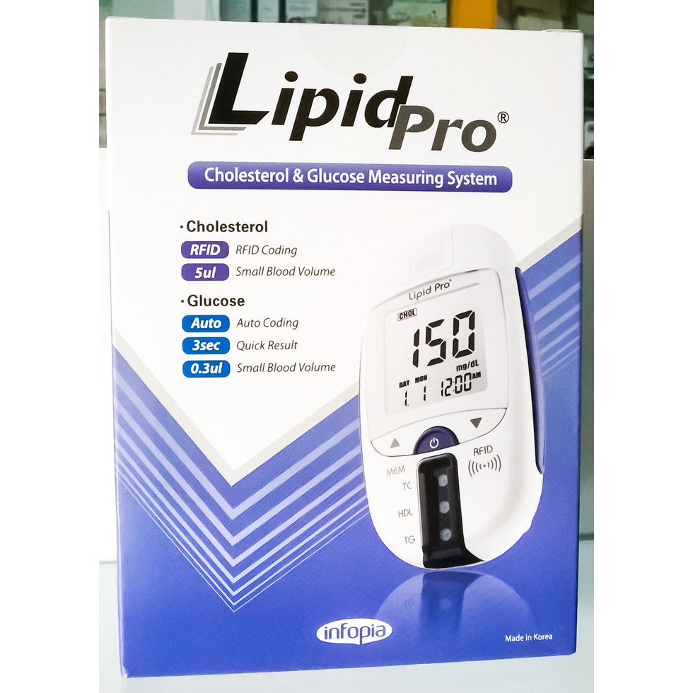 Lipid Pro Meter - Kolesterol Trigliserida HDL LDL Glucose Meter