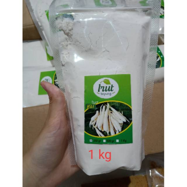 

GLUTEN FREE, PREMIUM ZIPLOCK Pati Garut, Tepung Irut Asli