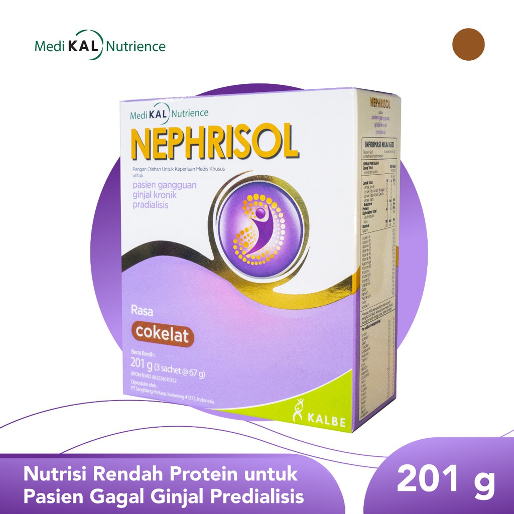 Nephrisol 201 gram - Nutrisi Rendah Protein Ginjal Kronik