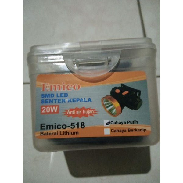 SENTER KEPALA CAHYA KUNING DAN PUTIH