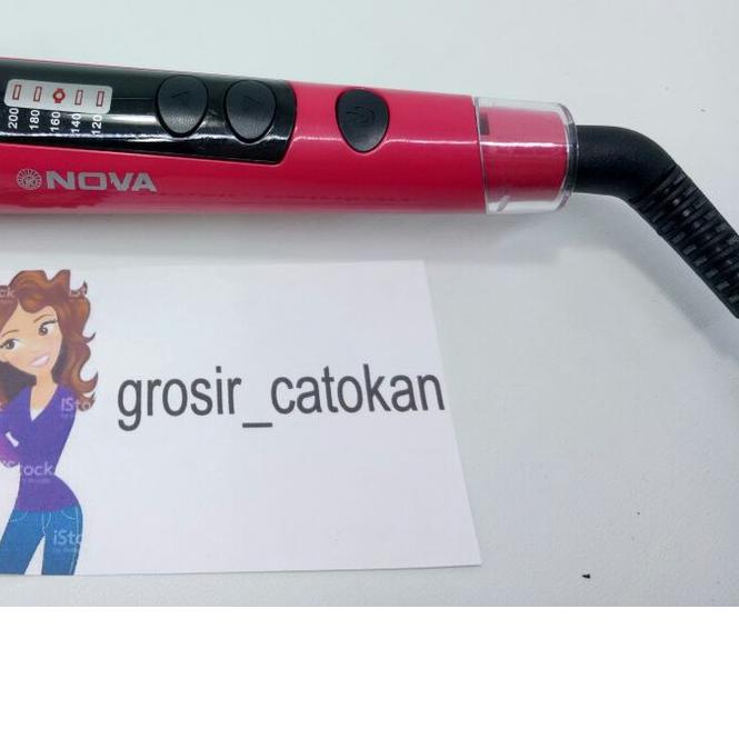 ☟ Catokan nova 2in1 NV-1818SC original , catokan 2IN1 , CATOKAN LURUS & CURLY , MULTIFUNGSI ➪