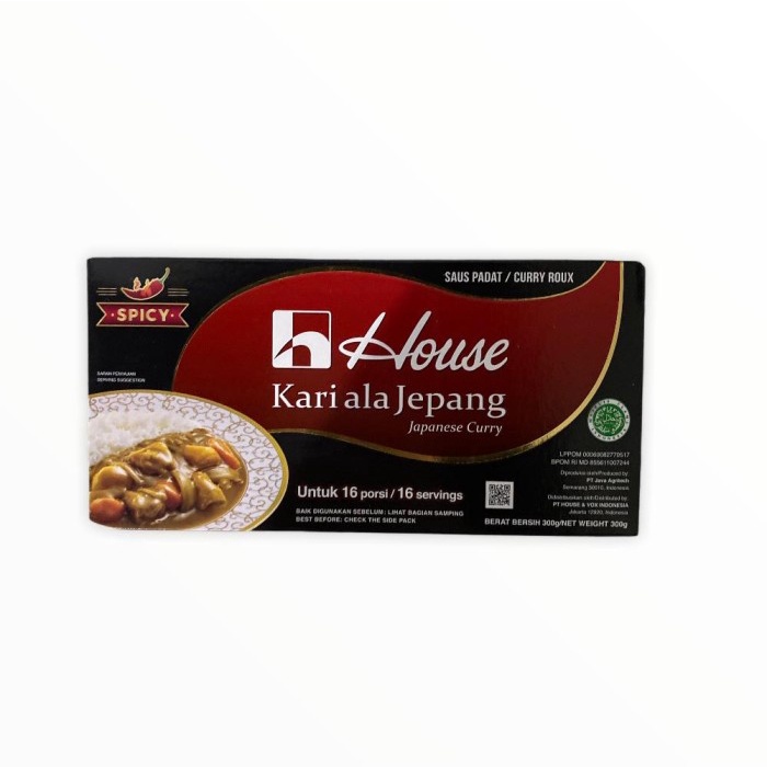 

NEW House java curry spicy 300gr / House kari ala jepang 300 gr