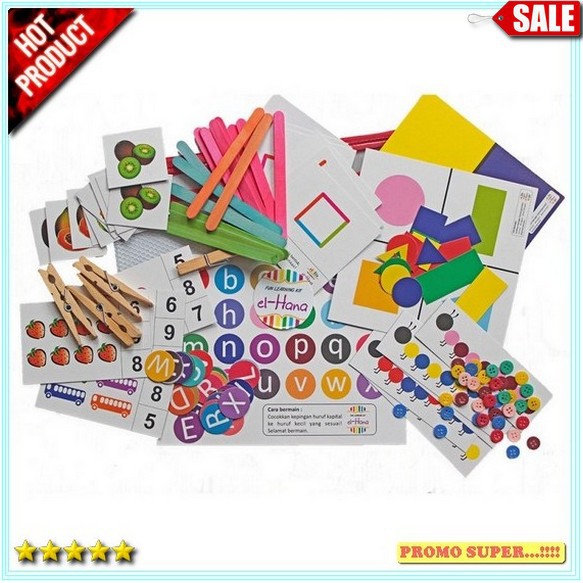 el-Hana First Busy Bags, Mainan Edukasi (Edukatif) dalam satu Busy Bag O834