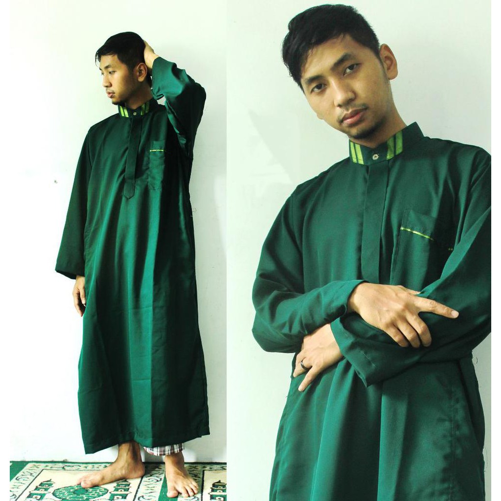 Termurah Julie Collection Jubah Saudi, Bahan Wolfis | Gamis Pria | Baju Muslim | Baju Koko  | Baju
