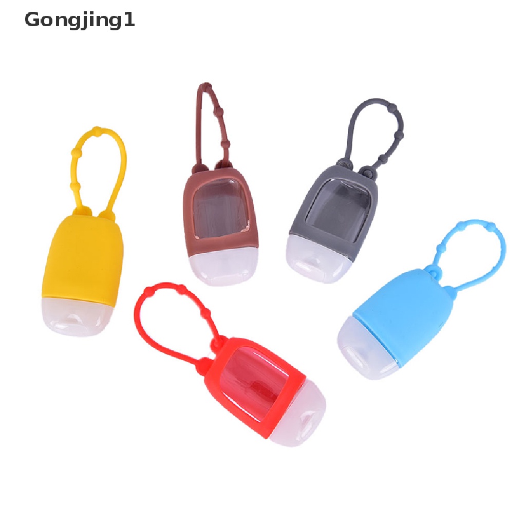 Gongjing1 1pc Botol Hand Sanitizer / Parfum Portable Bahan Silikon Untuk Travel