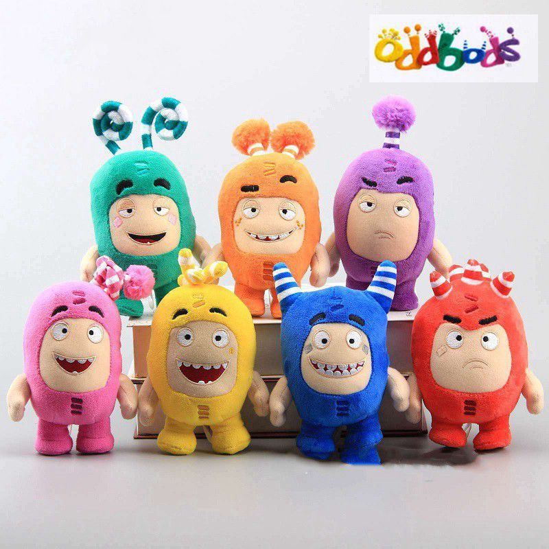 【Ready Stock】15-18cm Animasi Oddbods Mainan Mewah Boneka Harta Tentara Rakasa Lembut Boneka Mainan