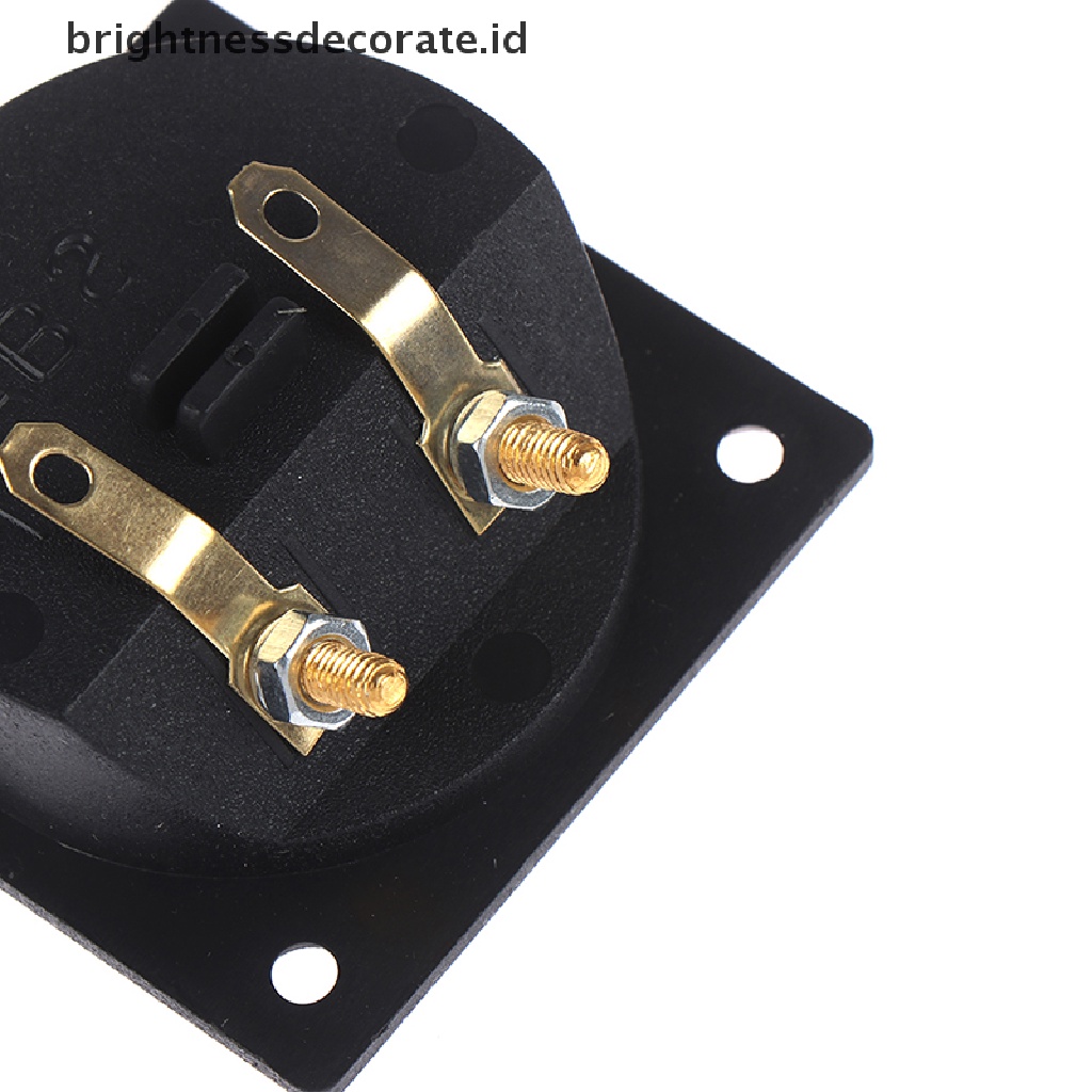 1 Pc Konektor Terminal Kotak Speaker Stereo Subwoofer Bentuk Cangkir Bulat 50mm Untuk Mobil