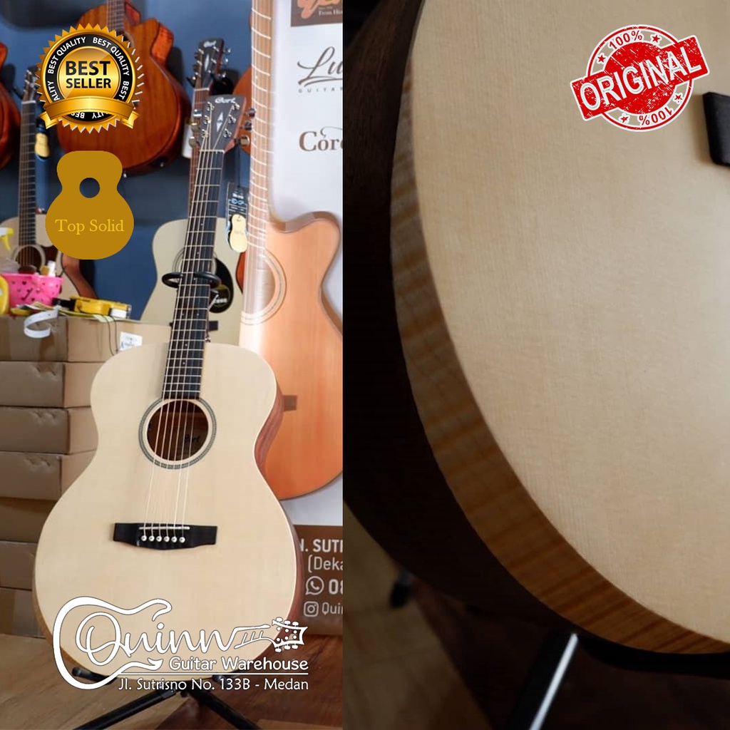 Gitar Akustik CORT LUCE BEVEL CUT Top Solid Original elektrik termurah