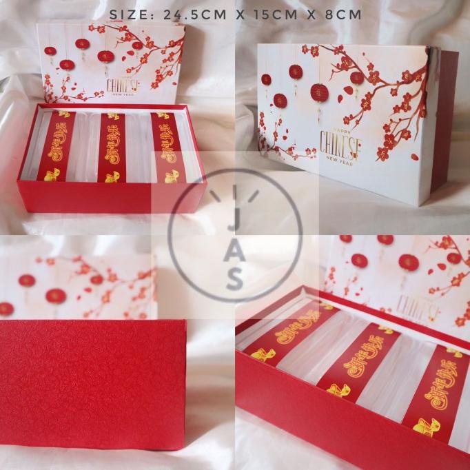 

[COD] kotak kue 24,5x15x8 hard box / handmade / edisi chinese new year imlek [COD]