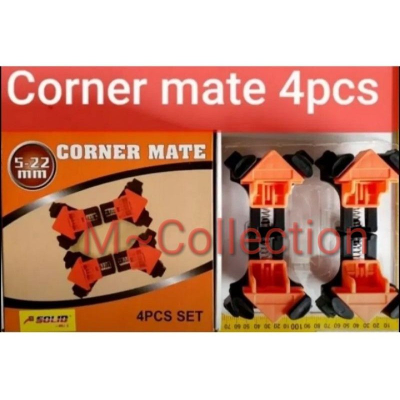 SOLID Klem Penjepit Sudut Pigura Set 4 Pcs Spring Clamp Corner Holder