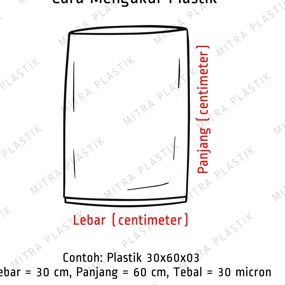 

NKZU Plastik PP Lebar 18 Tebal 06 18x25 18x30 18x35 Kantong Bening Transparan Snack [ub -884]