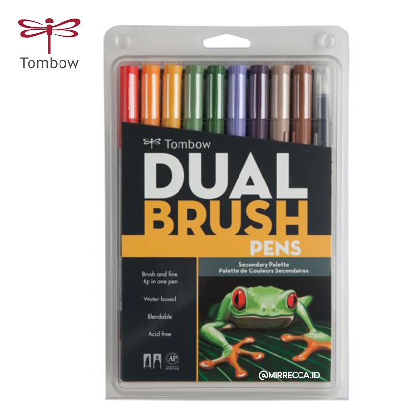 

TOMBOW ABT 10 COLORS SET SECONDARY PALETTE SERIES / DUAL BRUSH PEN ART COLLECTION