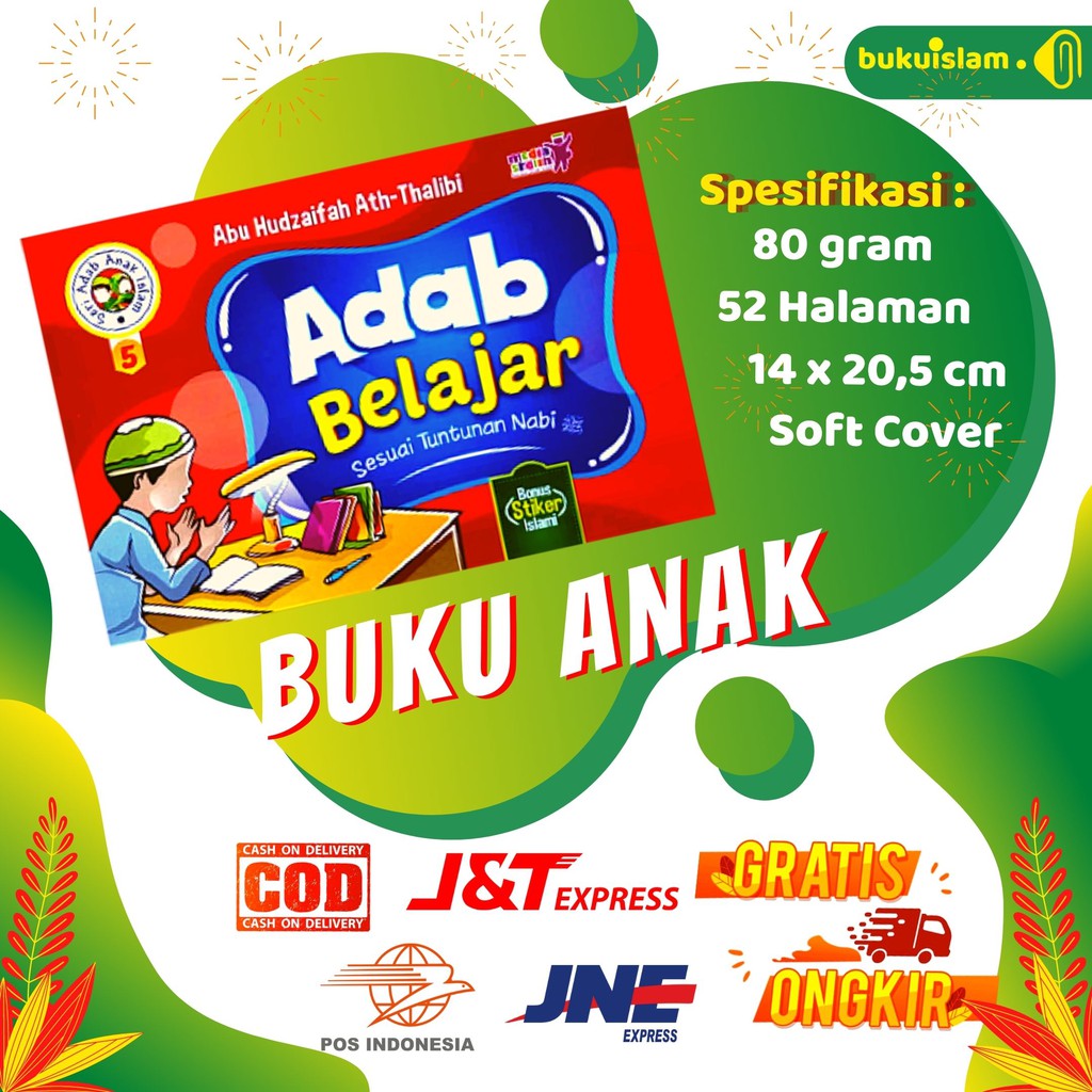 Buku Bacaan Edukasi Cerita Anak Anak Muslim Islami Bergambar untuk Parenting Bayi Balita TK PAUD