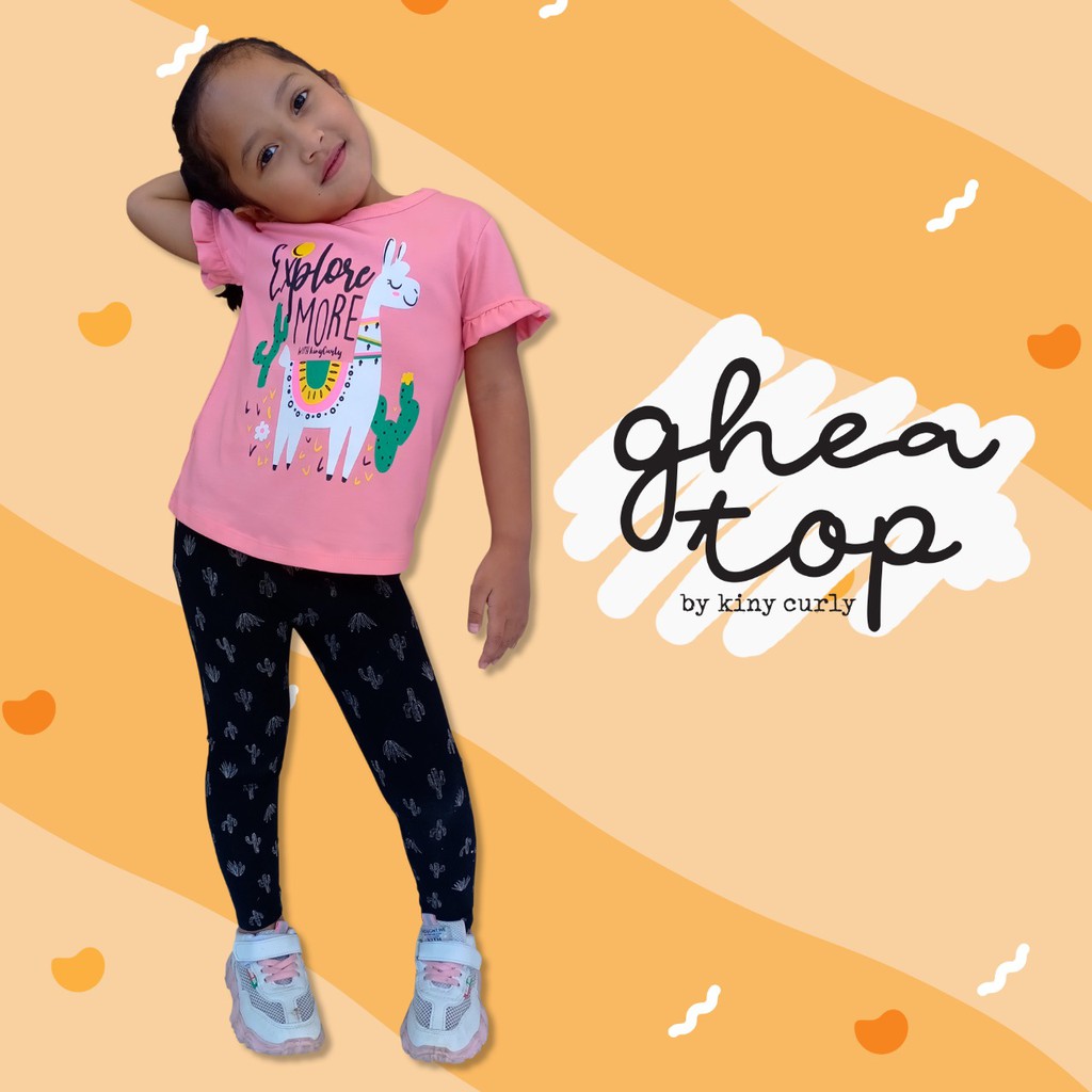 Kaos Anak Cewek Kiny Curly