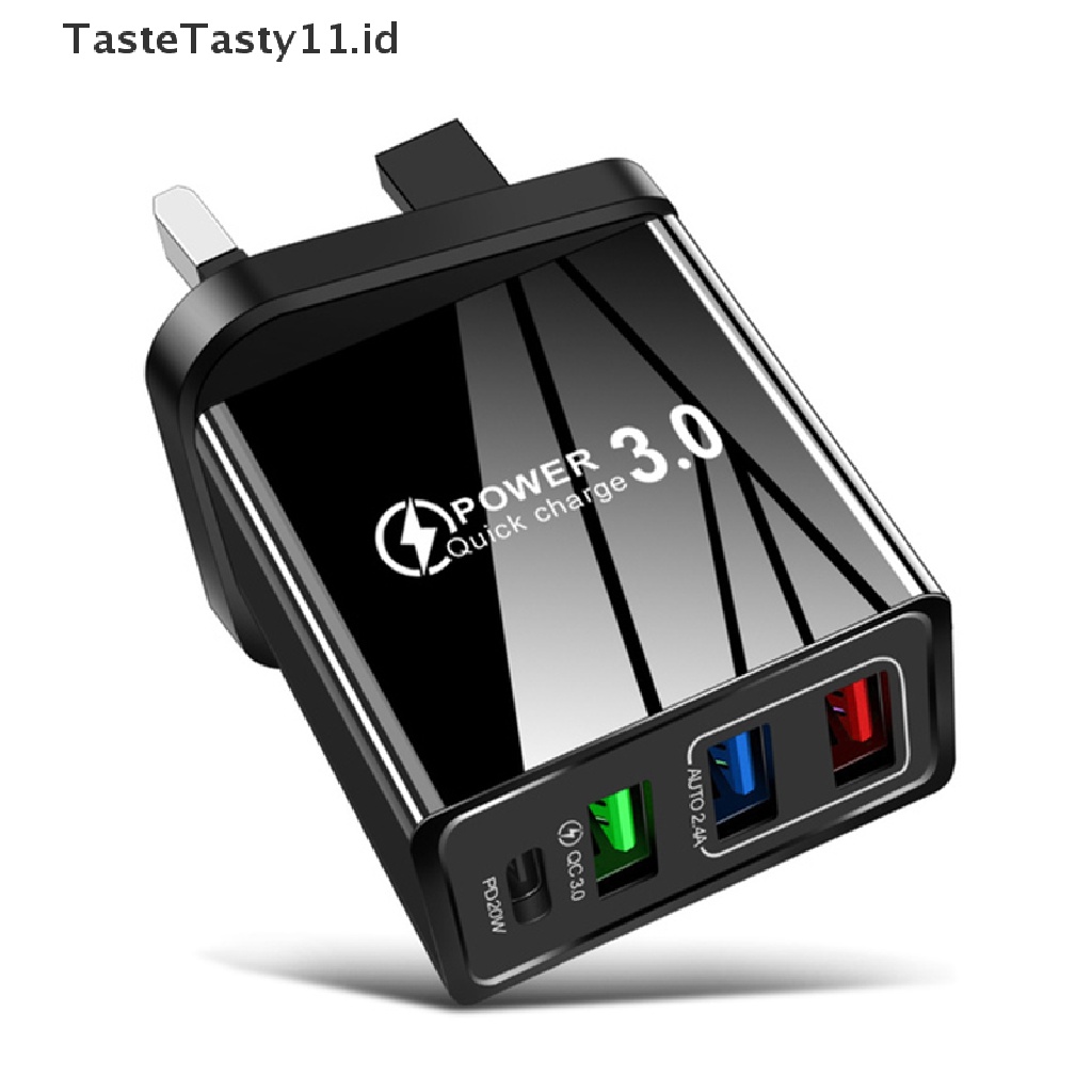 (TasteTasty) Kepala Charger USB Tipe-C 3.0 20W Fast Charging Untuk Hp