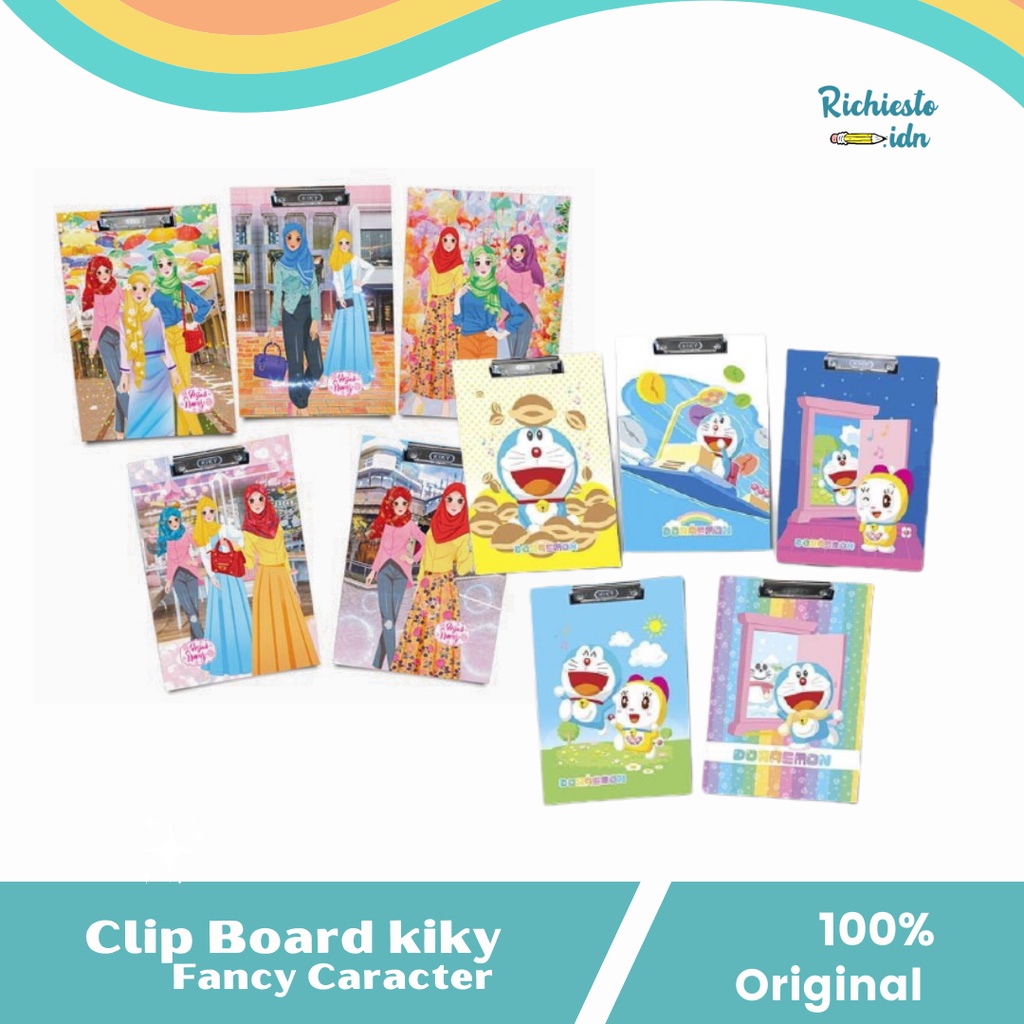 

KIKY Clipboard / Papan Jalan Ukuran Folio (1 Pcs)