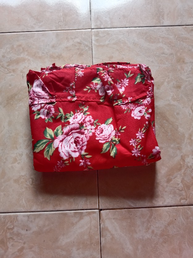 Terlaris!!! Grosir Sofa Set/set Tamu / Sarung Bantal Sofa 40x40 Taplak Meja Motif Red Carnation